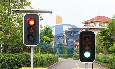 solar traffic light